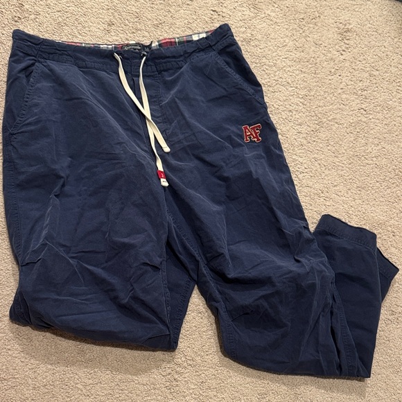 Navy Blue Abercrombie Pants - Picture 1 of 6